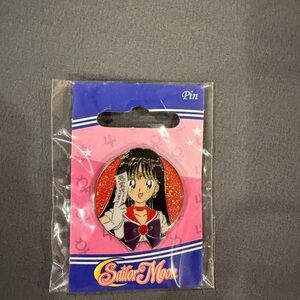 Sailor Moon Red and Black Enamel Pin